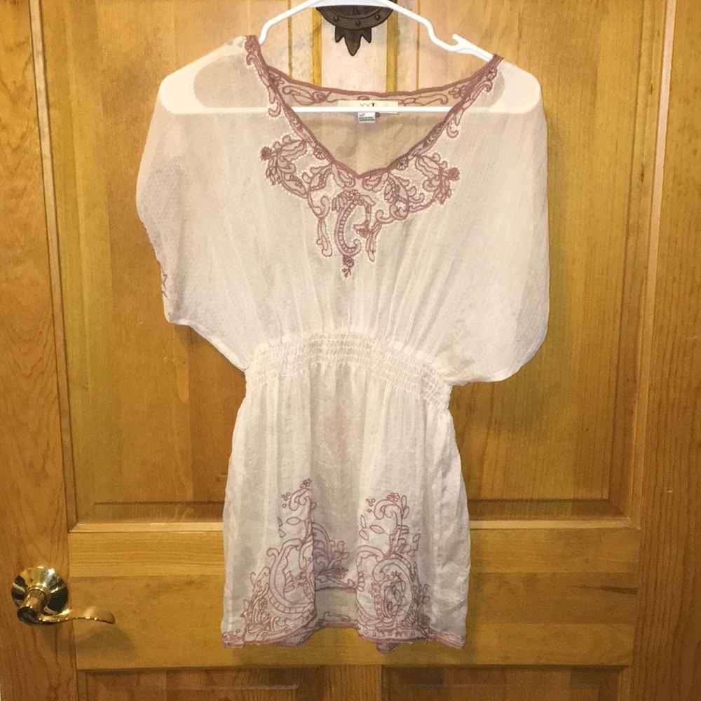 Sheer FOREVER 21 Blouse